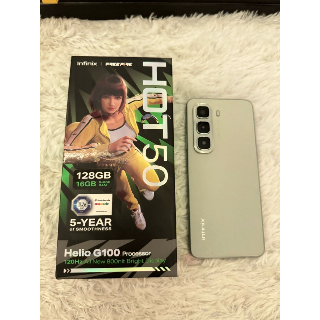 Infinix HOT 50 4G (RAM 8+8GB) (128GB) Fullset - like new