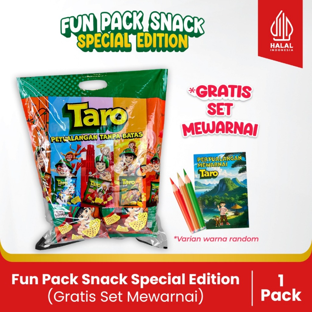 

Fun Pack Snack Spesial Edition-Paket Hampers Anak-(Gratis Set Mewarnai 3 pensil warna)