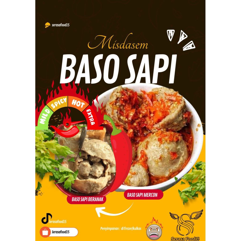 

Baso sapi Jando Mercon/Beranak MISDASEM Serasafood15