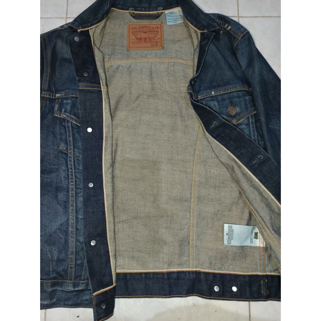 levi's trucker type 3 selvedge made in USA