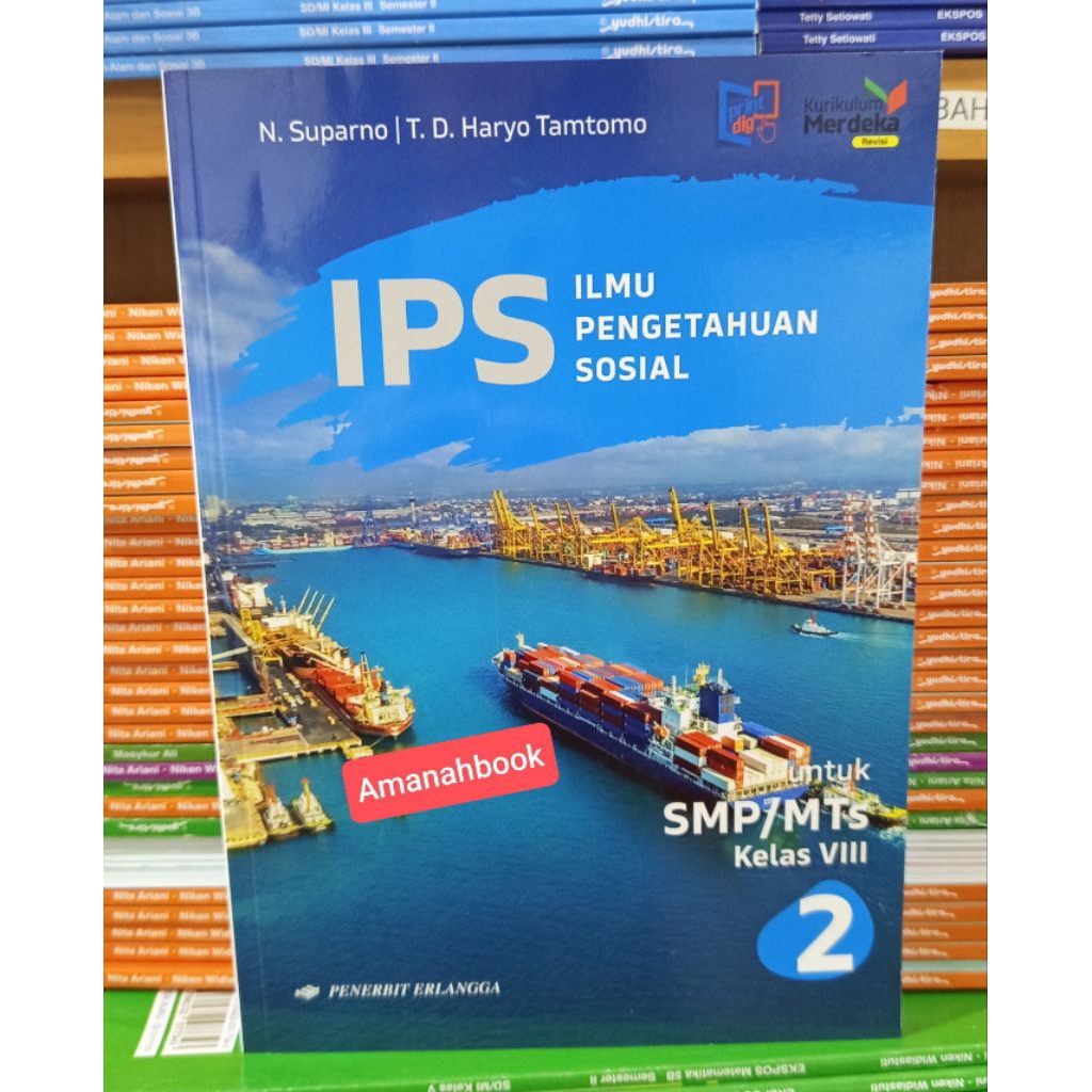Buku IPS SMP Kelas 8 Kurikulum Merdeka Erlangga Revisi