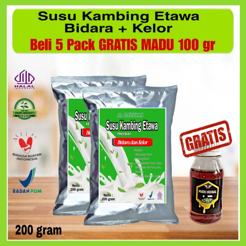 

Susu Kambing Etawa Herbal Plus Bidara dan Kelor Original 200 gram