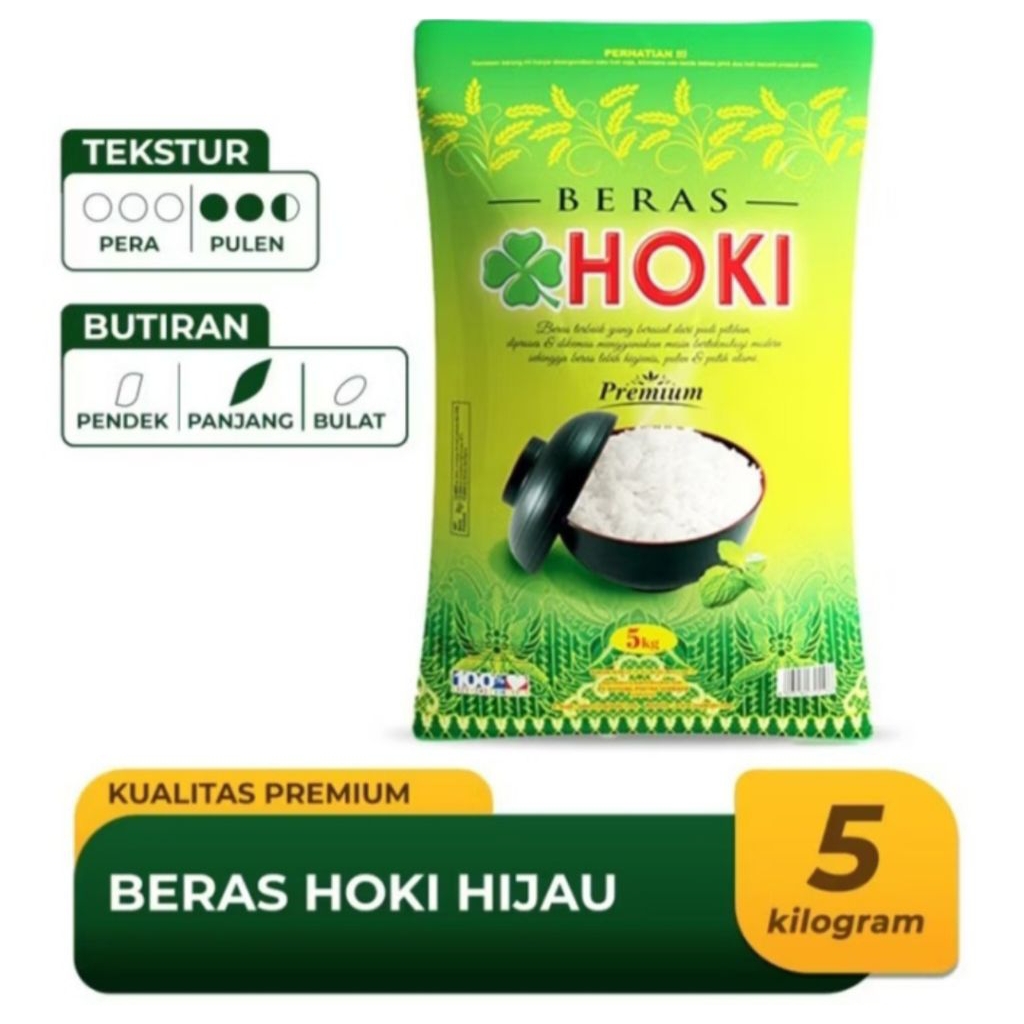 Beras Hoki Premium 5kg || Beras Hoki || Beras Promo
