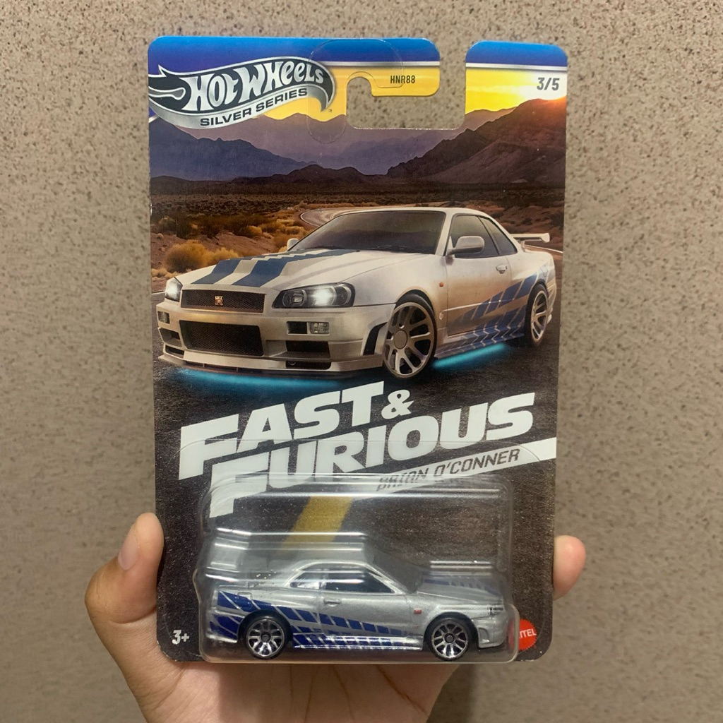 HOT WHEELS SERIES FAST AND FORIOUS NISSAN SKYLINE R34 BRIAN O'CONNER