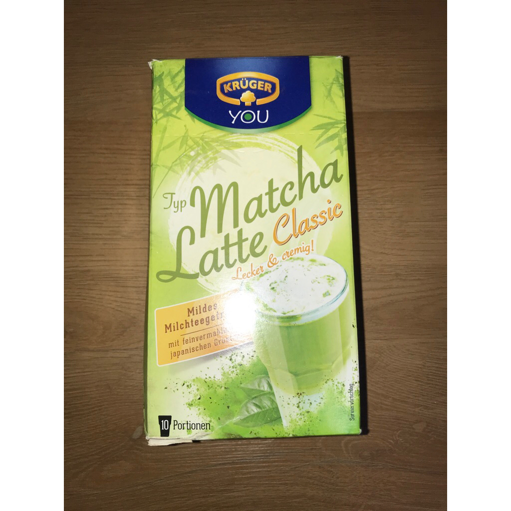 

[ 1 SACHET ] MINUMAN MATCHA KRUGER YOU LATTE CLASSIC ASLI DARI JERMAN GERMANY