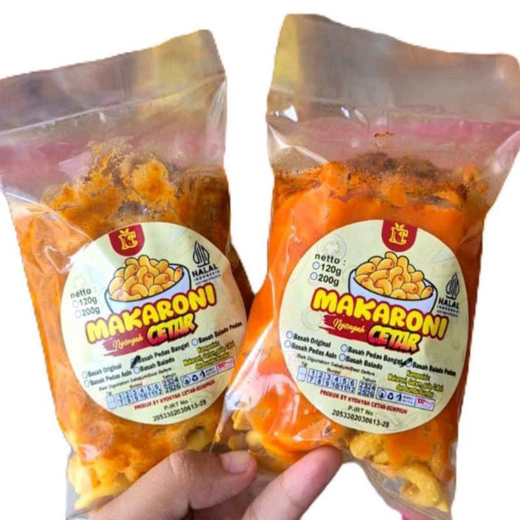 

Makaroni Cetar bumbu basah