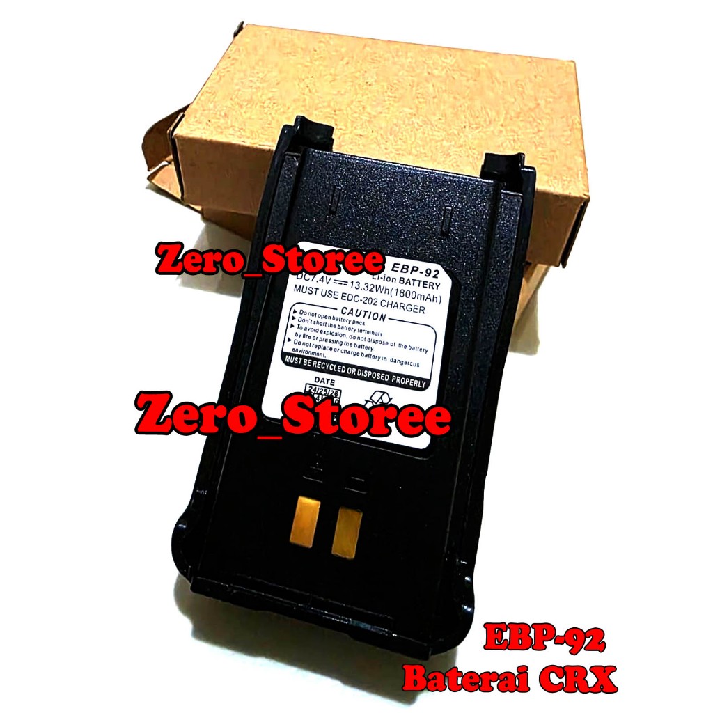 EBP-92 Baterai EBP92 Baterai HT CRX Alinco Baterai HT Alinco Baterai CRX CRX1 CRX3 CRX5 EBP 92 CRX4 