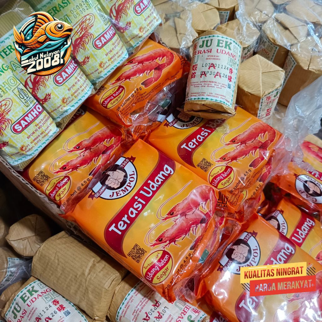 

TERASI UDANG | Terbuat dari udang rebon segar