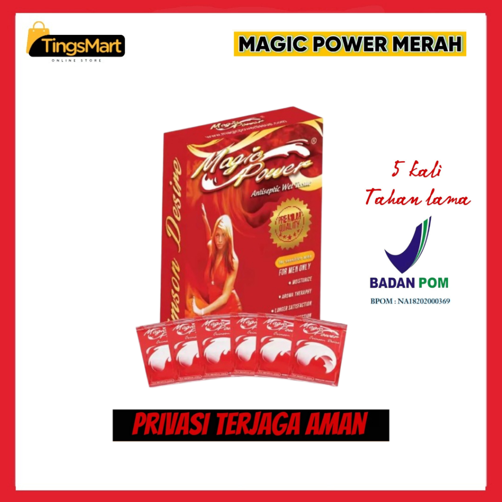 Tisu Magic Magic Power Tissue Merah Tisu Magic Power Crimson Desire ( Kotak Merah ) Isi 6 Sachet