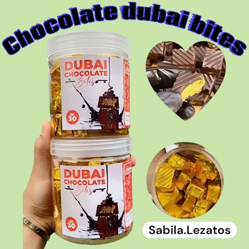 

PROMO 2 TOPLES LEBIH HEMAT!!! COKELAT DUBAI BITES KEMASAN TOPLES ISI 30PCS/ COKLAT DUBAI VERSI DADU/ COKLAT DUBAI PISTACHIO KUNAFA 100% ORIGINAL