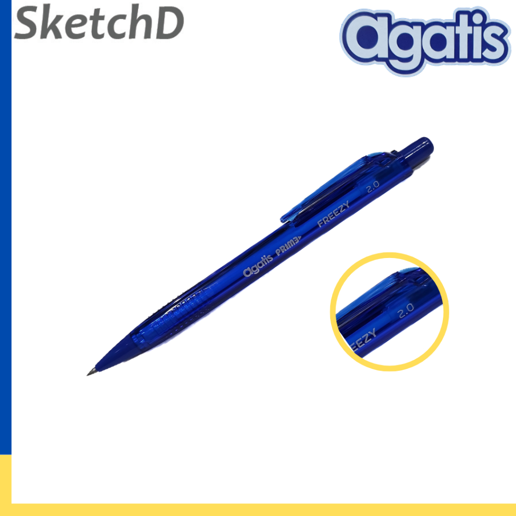 

Clutch Pencil 2 mm Pensil Mekanik Agatis Freezy Mechanical Pencil lead 2mm for drawing