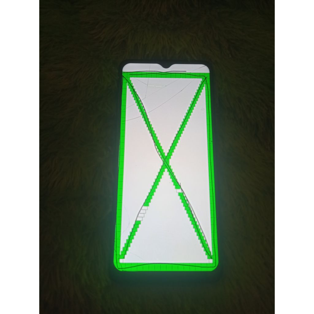 frame Tulangan lcd touchscreen Samsung a12 a125 ada minusnya