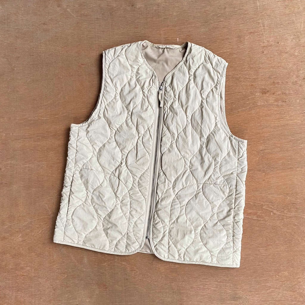 GU Heat Padded Quilted Vest Rompi Jacket