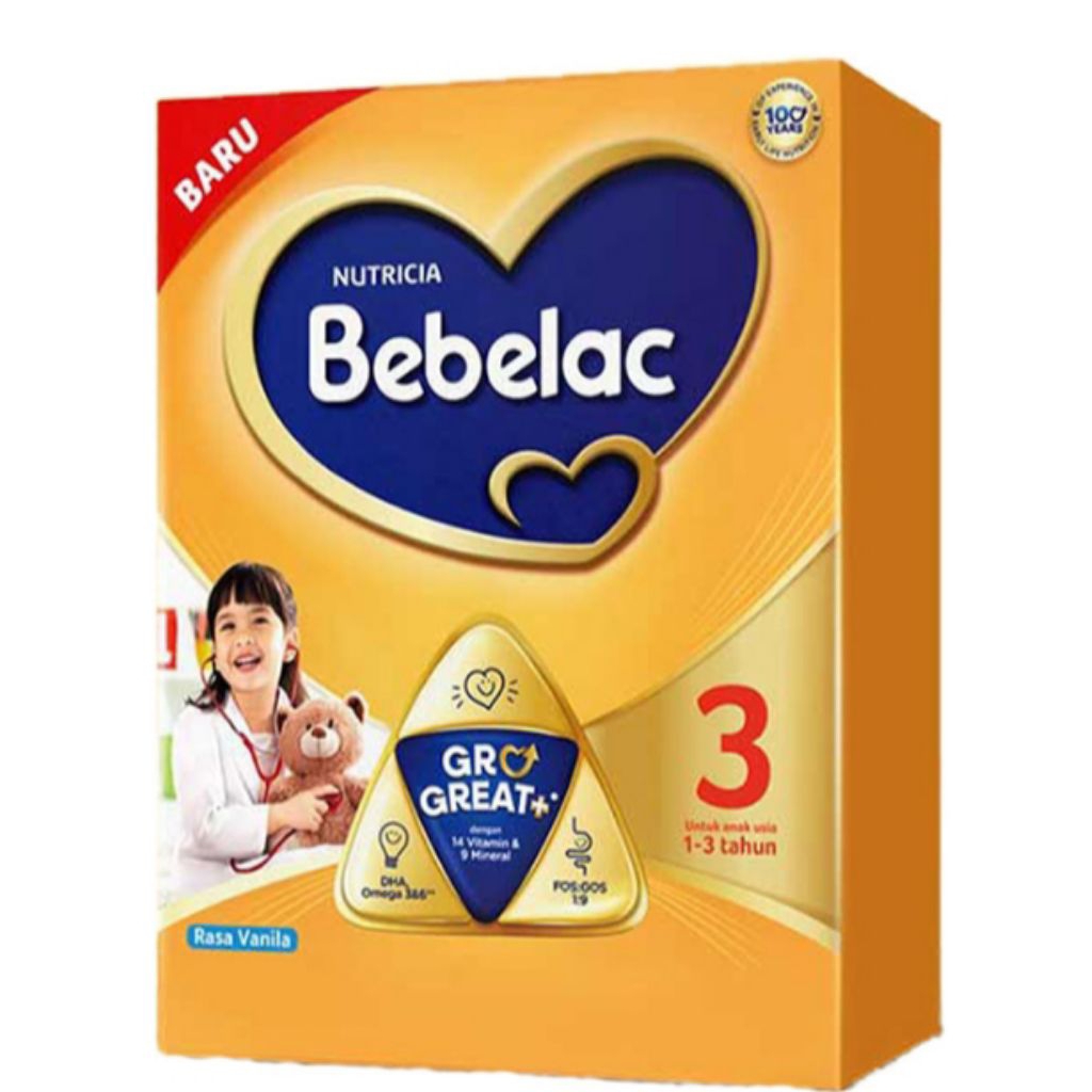 

Bebelac 3 GroGreat+ Susu Bubuk Pertumbuhan Anak Vanila