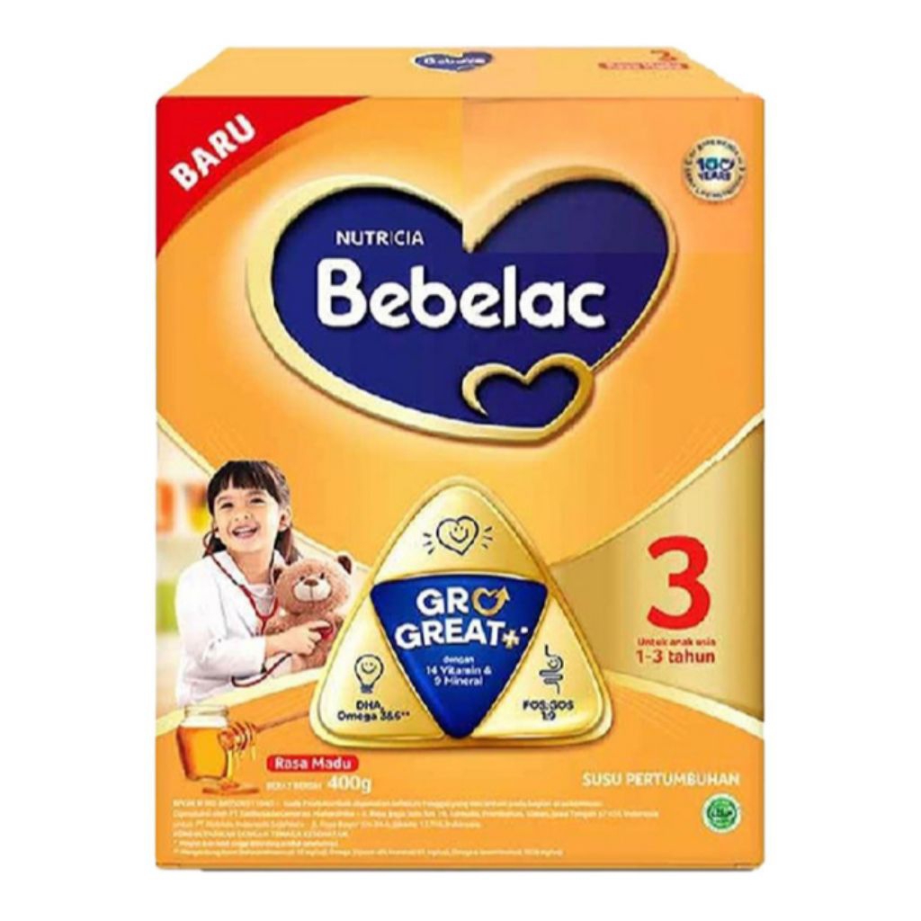 

Bebelac 3 GroGreat+ Susu Bubuk Pertumbuhan Anak Madu