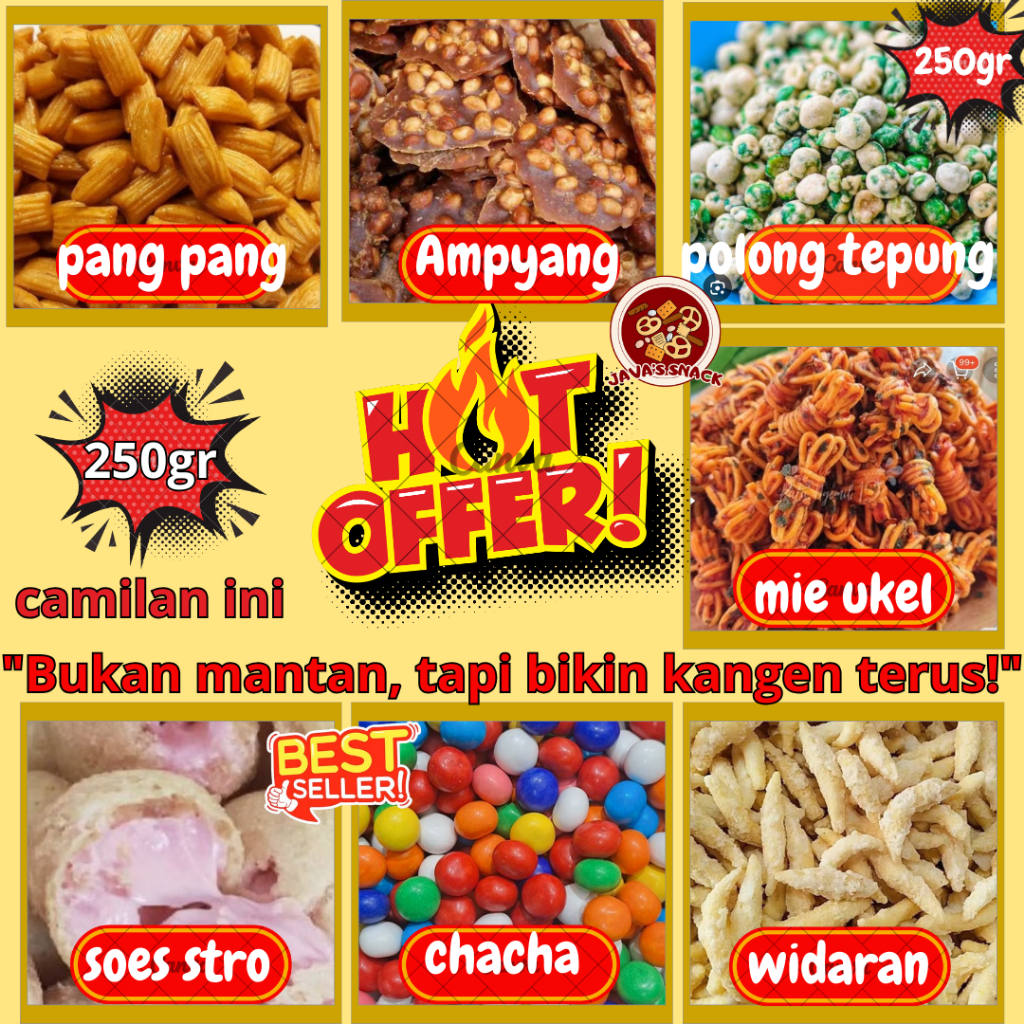 

Promo Camilan 250 Gram | Snack Mini Pack Murah | Gratis Dus & Bubble Wrap
