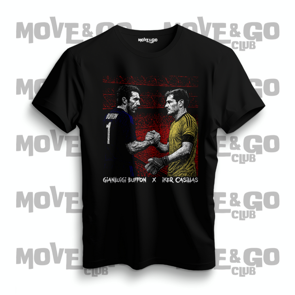T-SHIRT / KAOS SEPAKBOLA KIPER BUFFON CASILLAS ITALIA SPANYOL COTTON PRIA WANITA