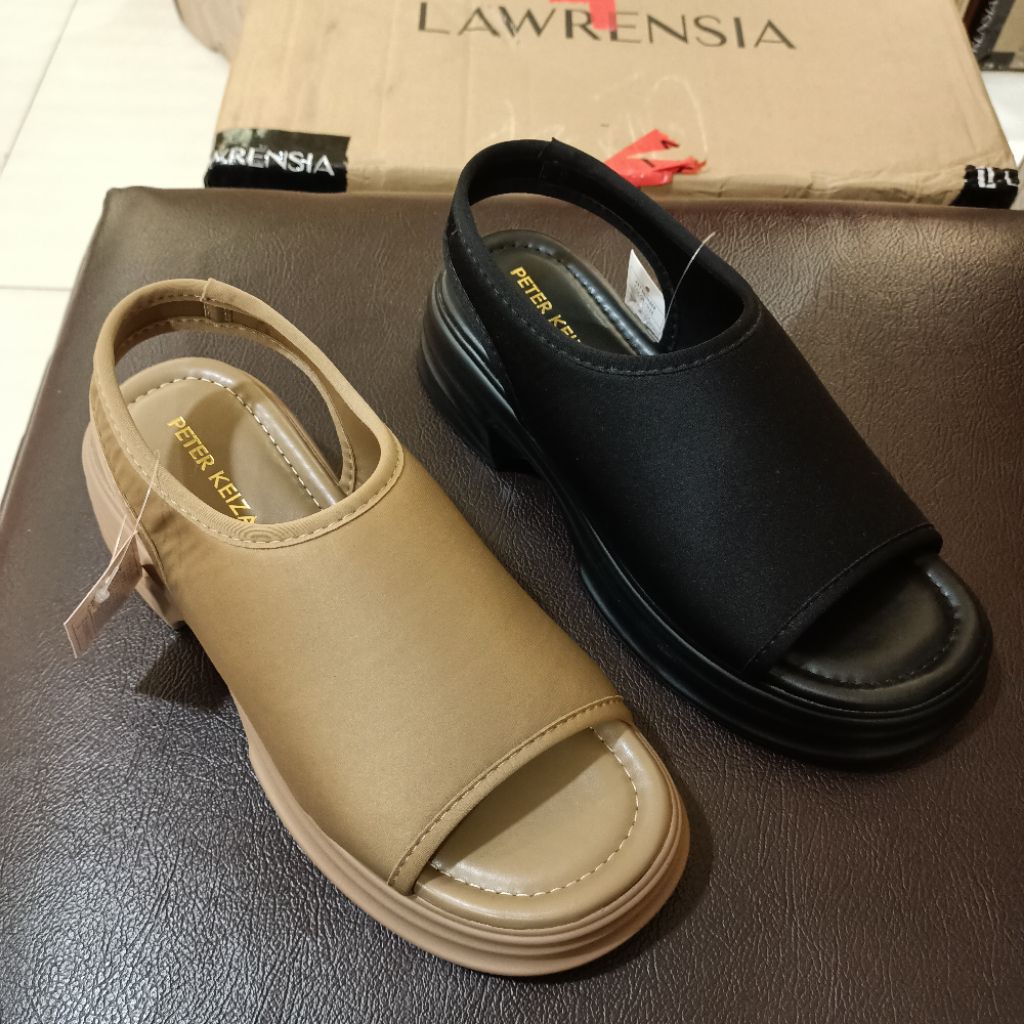sepatu sandal/sandal tali wanita sol 3cm PETER KEIZA original