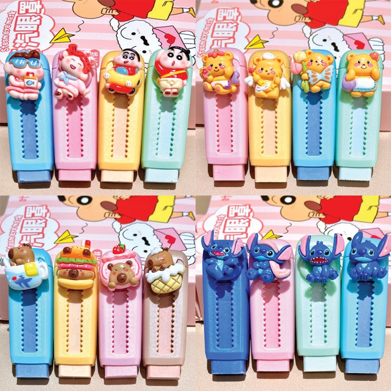 

BB Penghapus Karet Sliding motif Stitch, Crayon Shinchan, Butter Bear