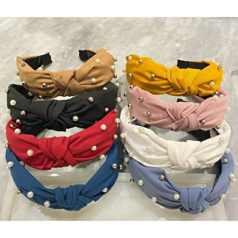 JG - Bando Pita Mutiara - Bando Kain