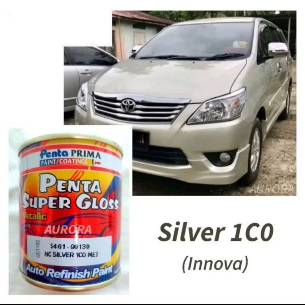 Cat Penta Silver 1C0 200ml 5461-90139 Silver Inova Innova Silver Kekuningan Silver Metalik 1co