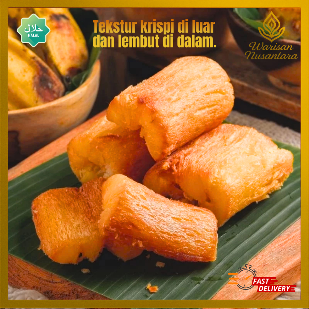 

Singkong Keju Frozen Siap Goreng Merk Gempi Singkong segar berkualitas