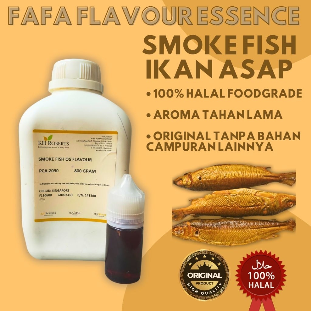 

Essen flavour smoke fish / ikan asap oil base KH Robert PCA.2090