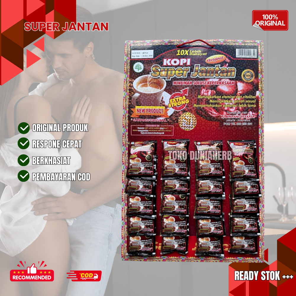 

Super Jantan Kopi Papan Original 20 Sachet