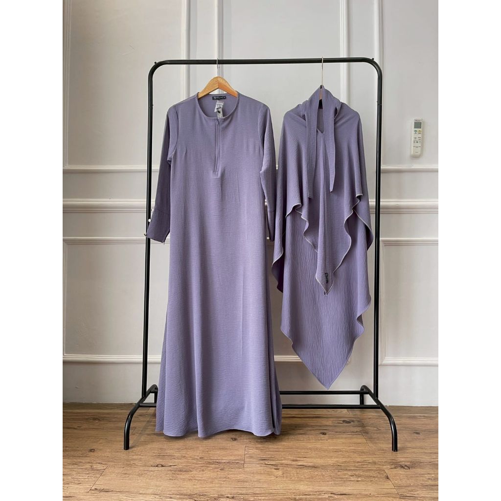 GAMIS NAURA HAZE SET BY HIJAB KAYUNIE