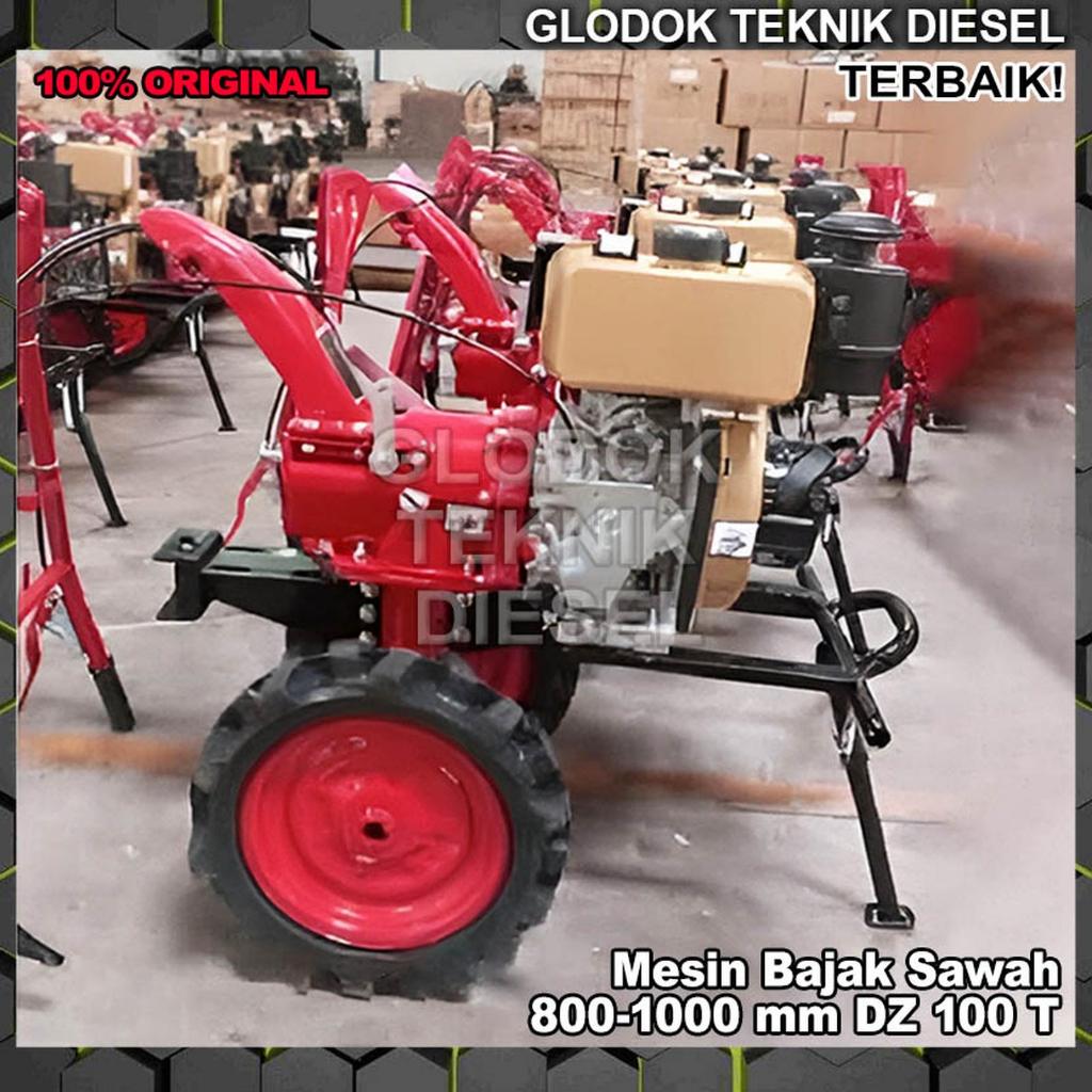 Mesin Traktor Mini Tiller Cultivator DZ100T Bajak Sawah Basah & Kering