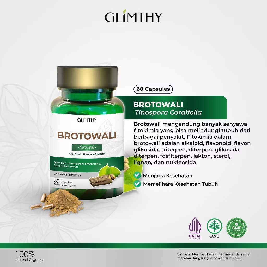 Glimthy Brotowali 60 Kapsul Obat Gatal Eksim