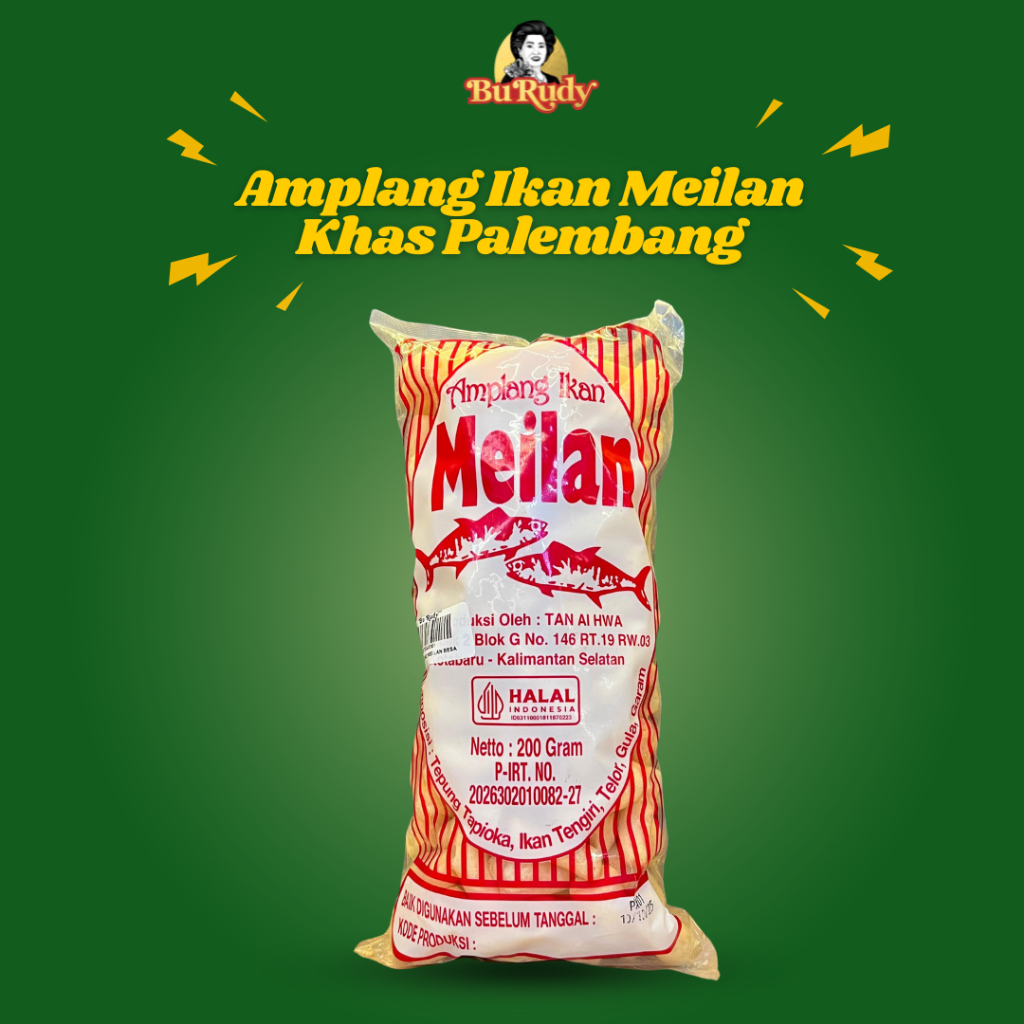 

Meilan Amplang Ikan Palembang – Oleh-Oleh Khas Kalimantan Selatan , 100% Ikan Asli