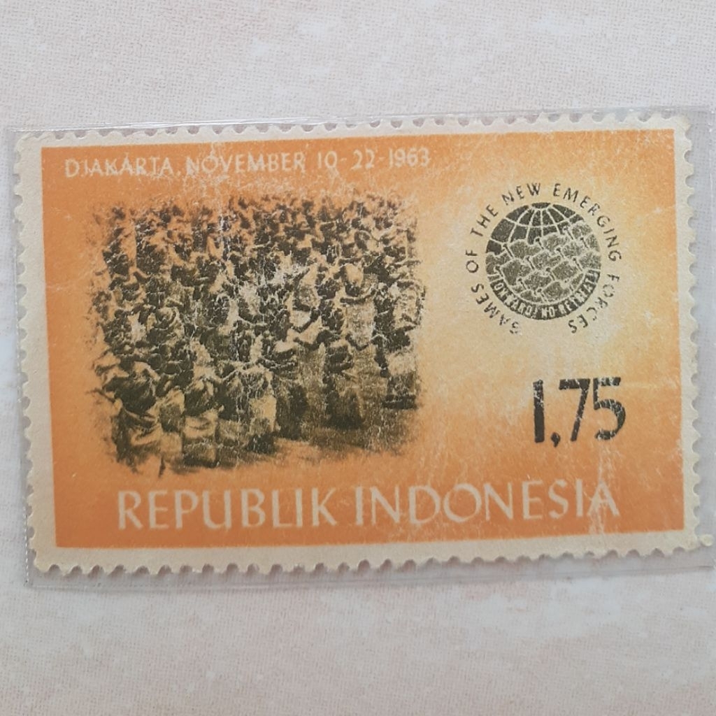 

(ID2) Perangko Indonesia Ganefo (Rp 1.75) Tahun 1963