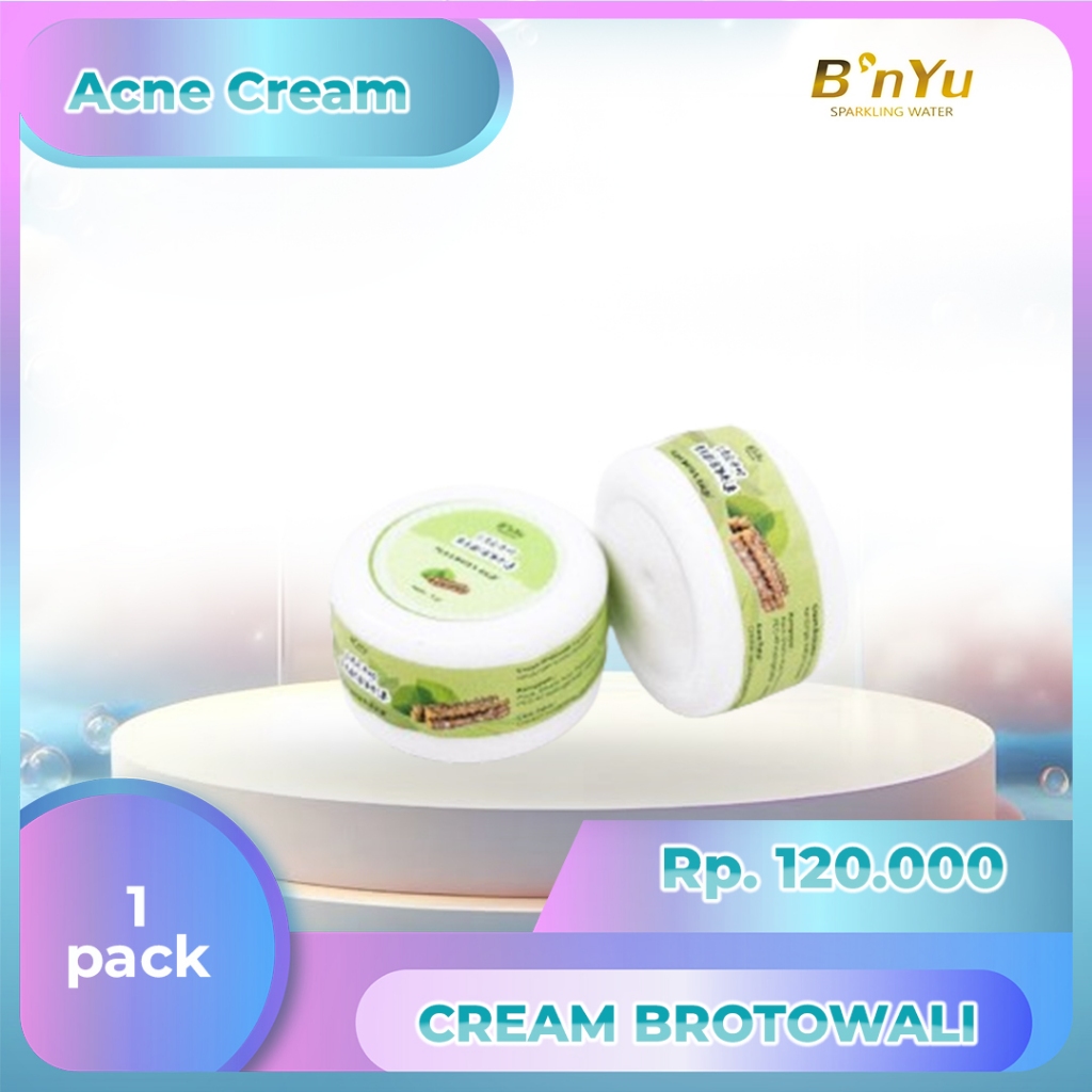 Bnyu Cream Brotowali 1 pack untuk jerawat dan gatal gatal