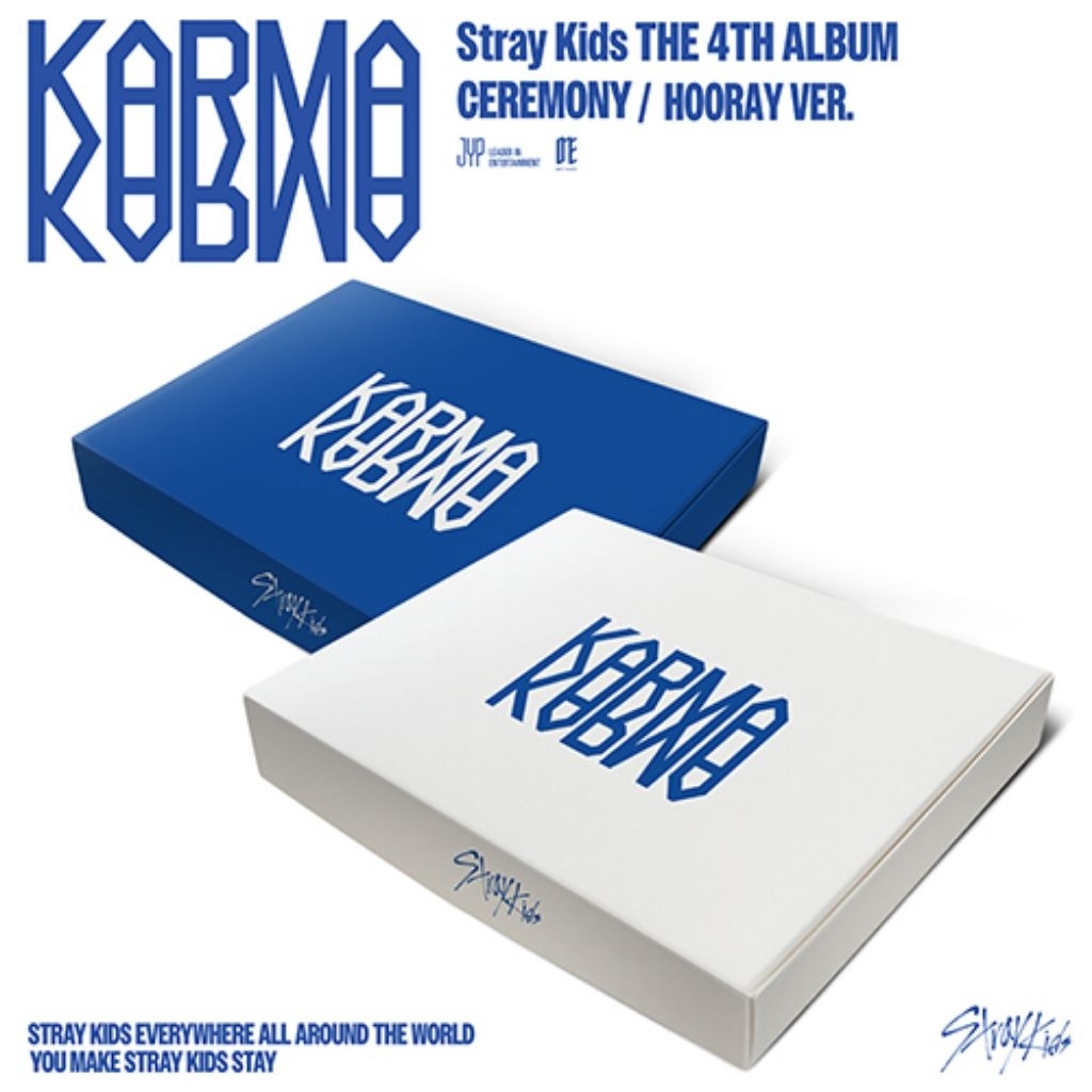 +POB/GIFT WEB] PO Album STRAY KIDS - KARMA (Hooray / Ceremony ver.) Standard versi | The 4th Strayki