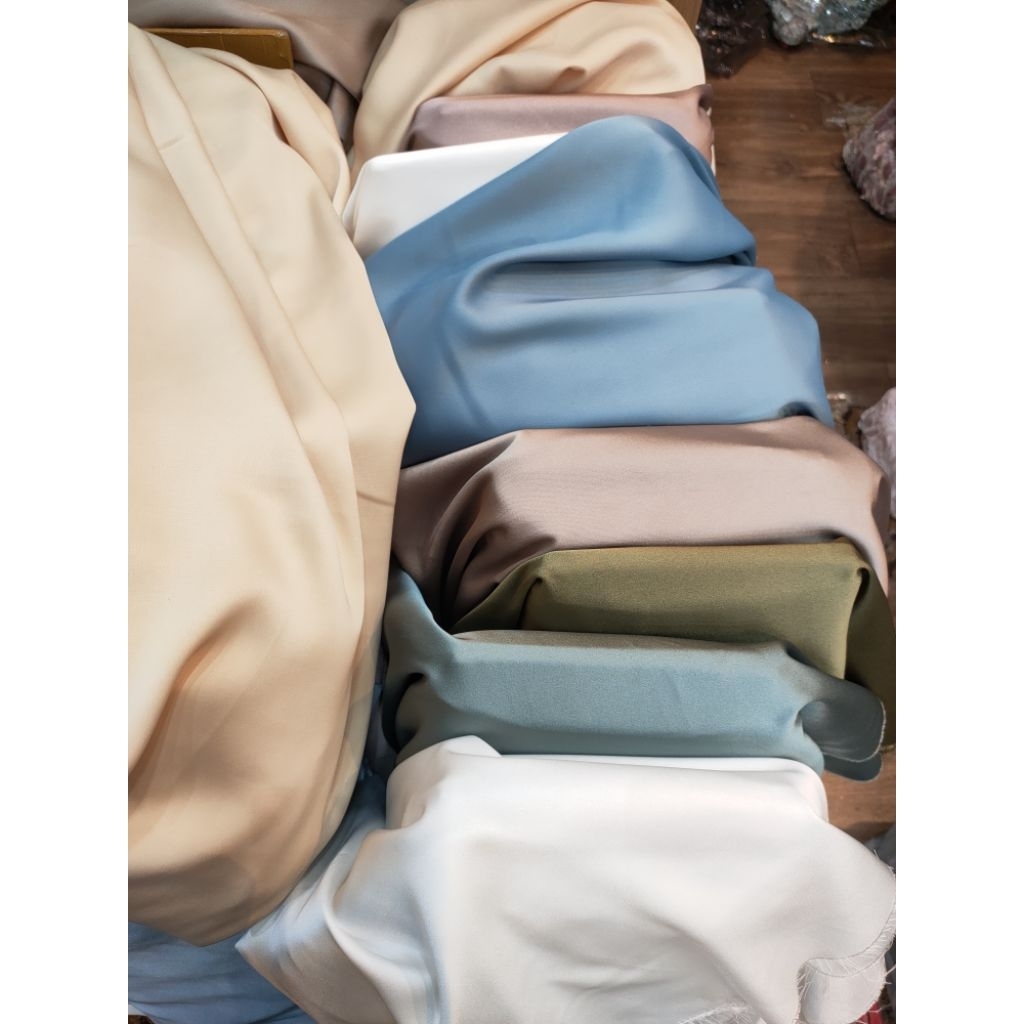 Kain Tissura Premium Silk Satin Kebaya Pengantin