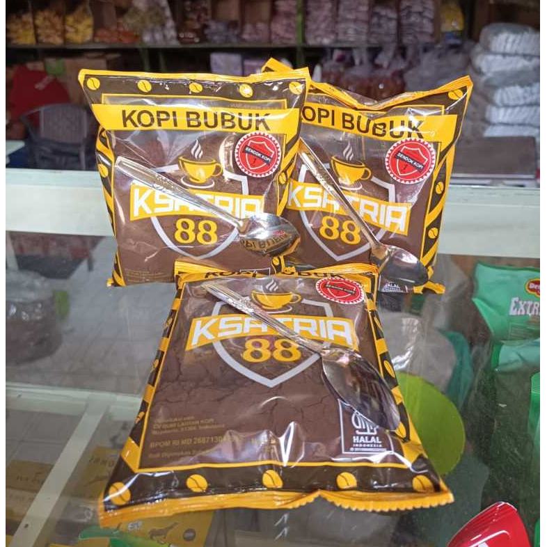 

Kopi 88 Bubuk Ksatria 250g Bonus Sendok Kopi