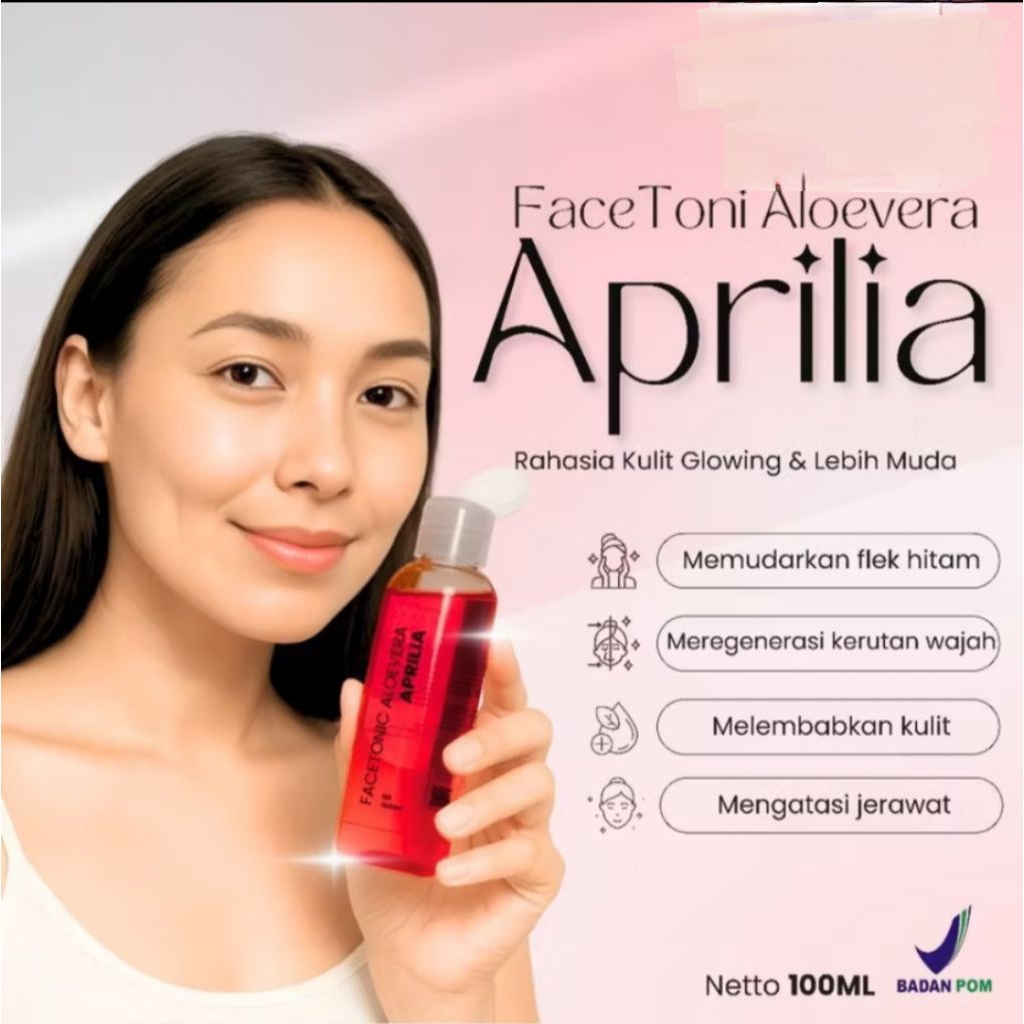 Paket hemat Toner Aprilia 100ml toner flex pengelupasan BPOM