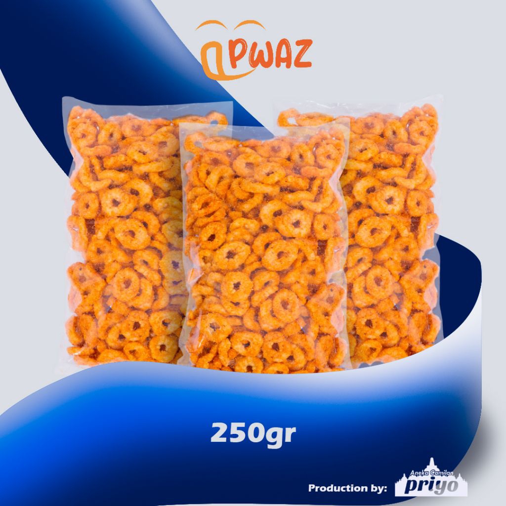 

Slondok Udang Balado Pedas Gurih Asli Magelang 250g | Priyo Snack Borobudur Halal Fresh