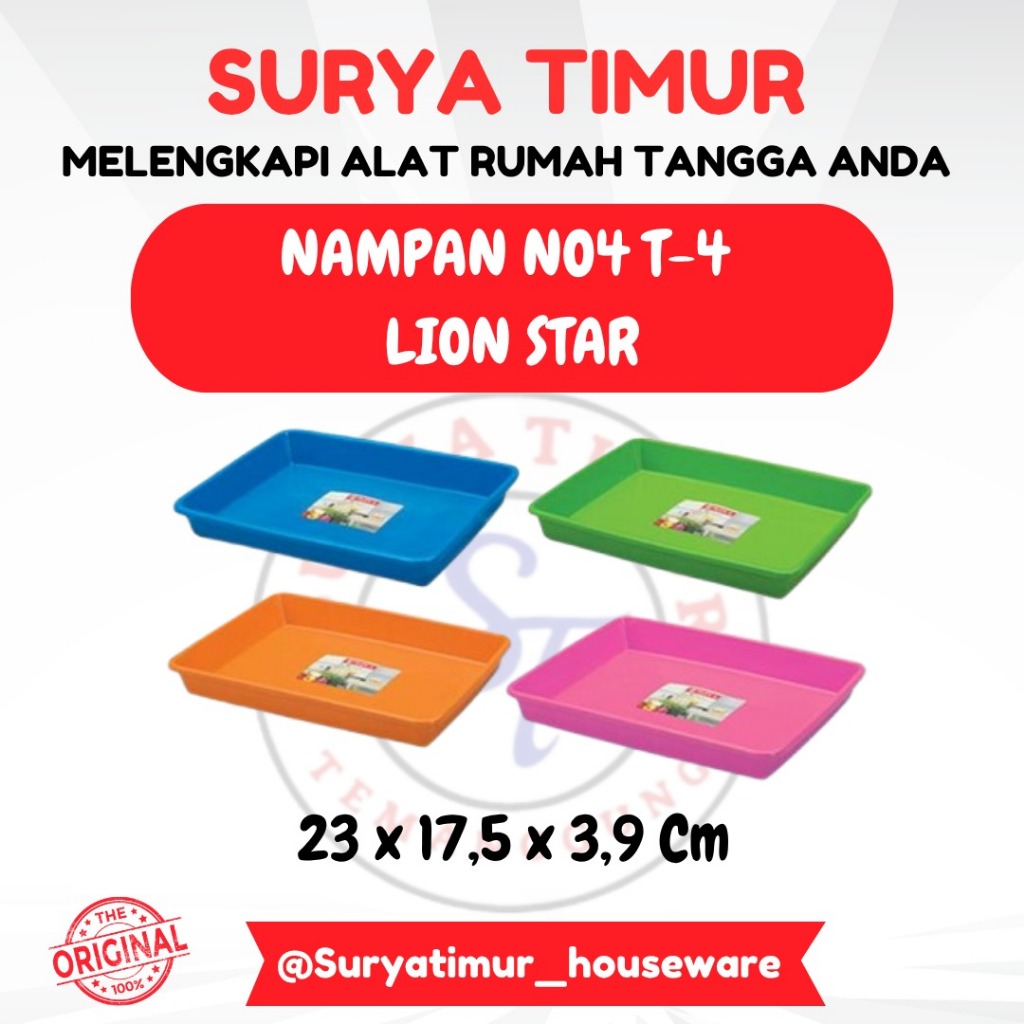 Nampan Plastik T-4 Lion Star