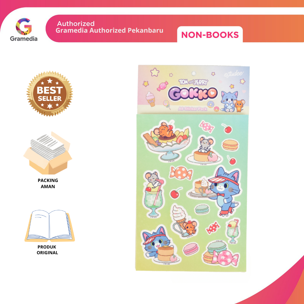 

Gramedia Pekanbaru - ESTUDEE A6 STICKER SWEET CAFE GOKKO