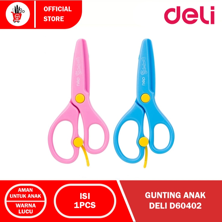 

Deli | Gunting (Scissors) Child Series Bumpees 130 mm | D60402 (1PCS)