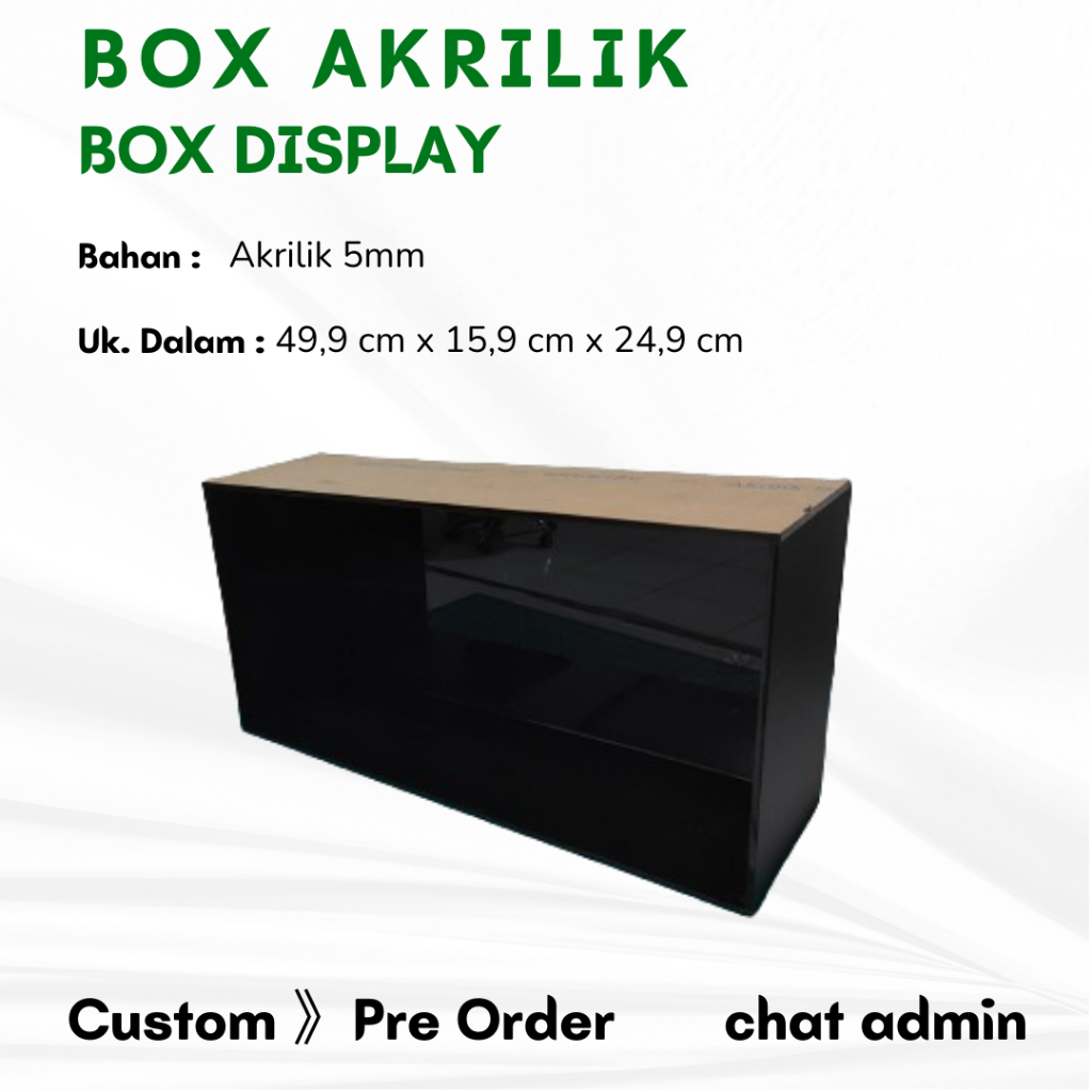 Akrilik Box Display | Box Pajangan Akrilik