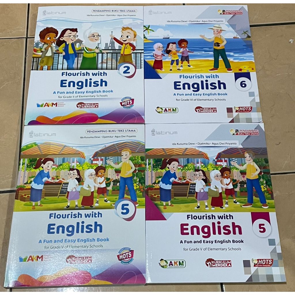 PLATINUM ENGLISH KELAS 2,5,6 PJOK KELAS 1 DAN PANCASILA KELAS 346 TIGA SERANGKAI