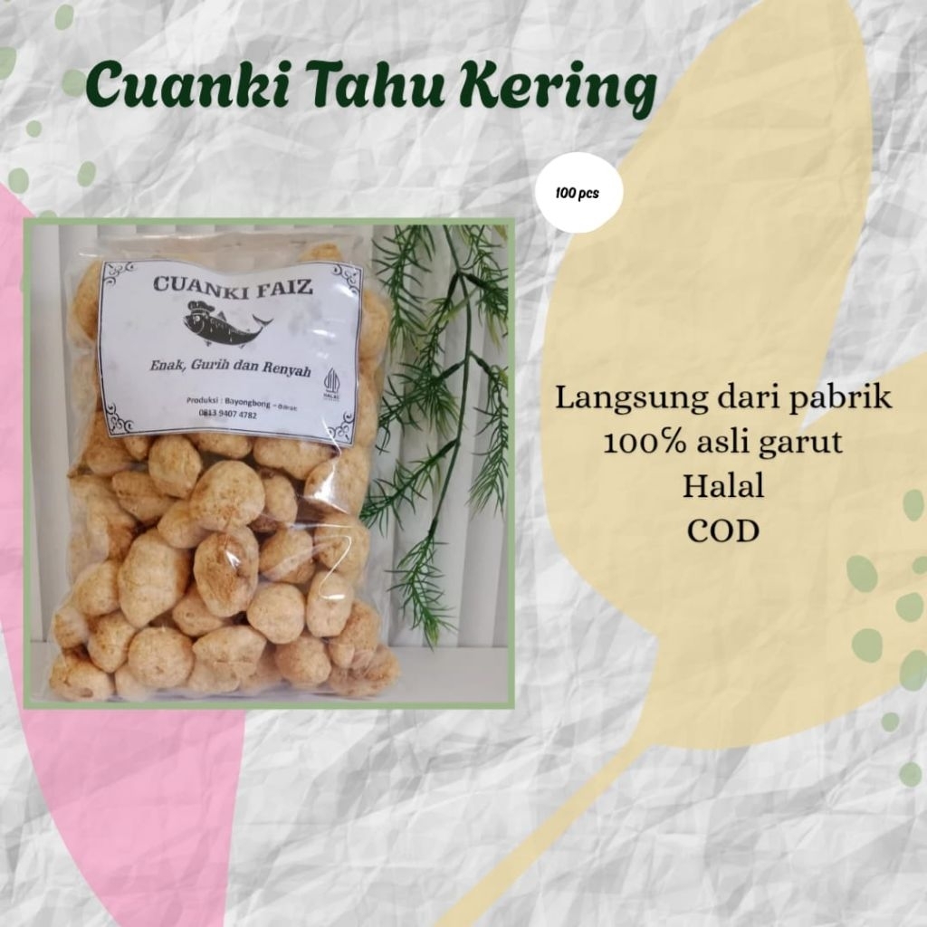 

Cuanki Tahu Kering isi 100 pcs enak dan renyah