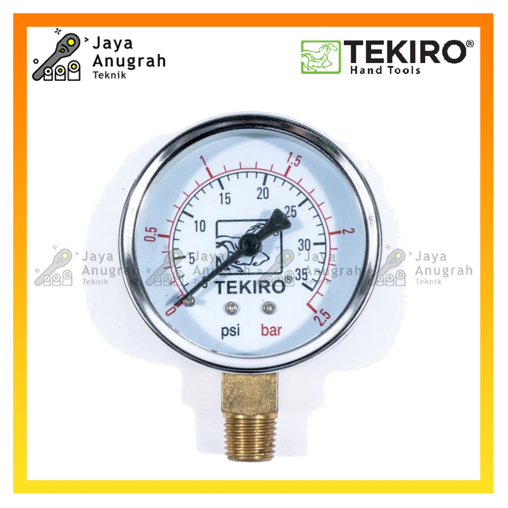 Pressure Gauge Compressor Tekiro / Manometer / Ukuran Angin Kompresor