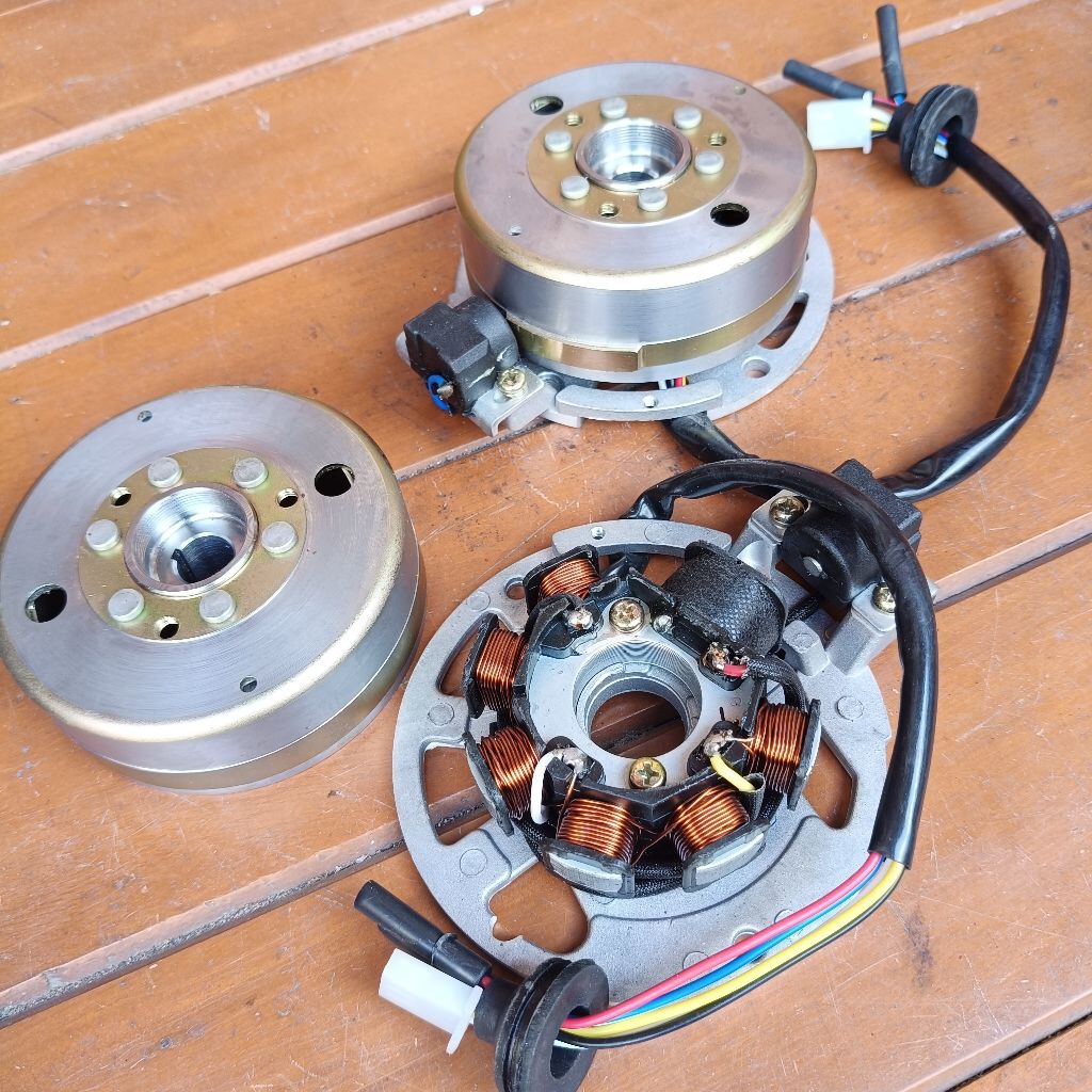 MAHNIT RX KING KIMCIL SET MAHNIT SPUL DUDUKAN MAHNIT PENGAPIAN KIMCIL PNP RX KING SUDAH DI BUBUT TIN