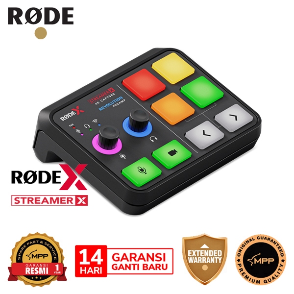 Microphone Rode X Streamer X Audio Interface and Video Capture Card