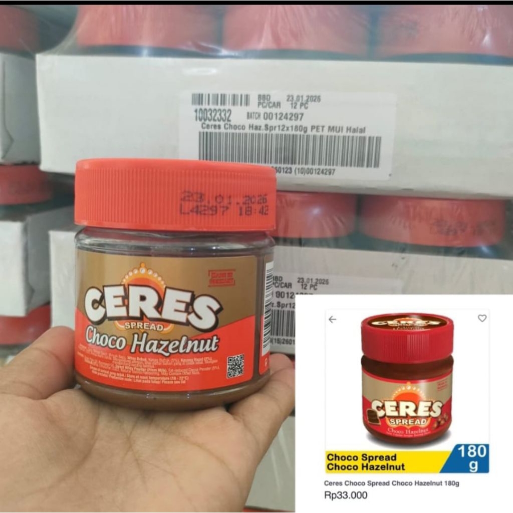 

selai ceres hazelnut 180gr