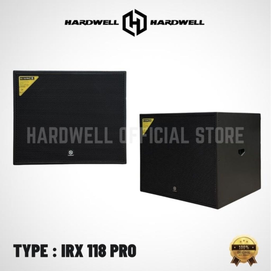Subwoofer Aktif 18 Inch HARDWELL IRX118 Pro Original Hardwell